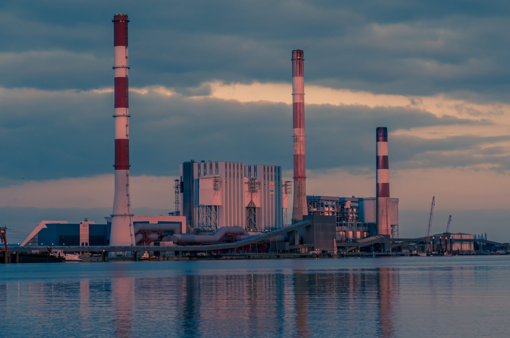 Electricity plant, Cordemais, FRANCE