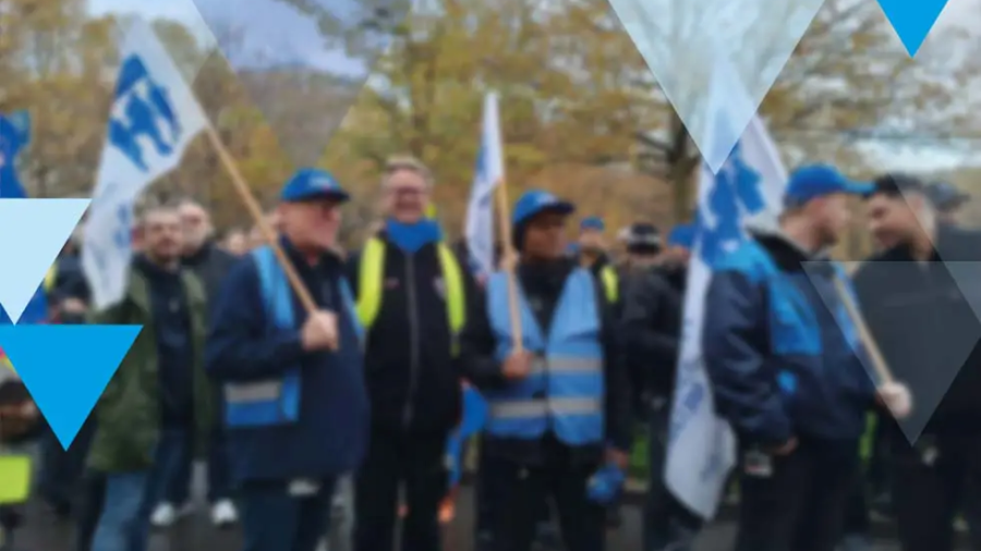 Symbolbild streikende CGM-Mitglieder