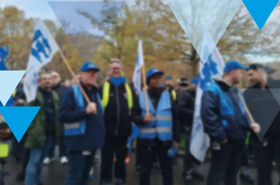 Symbolbild streikende CGM-Mitglieder